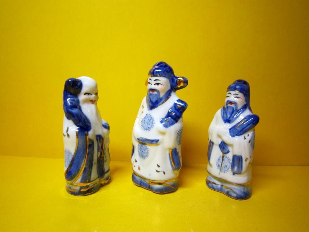 Набор Монахи Шоусин гжель - View 3