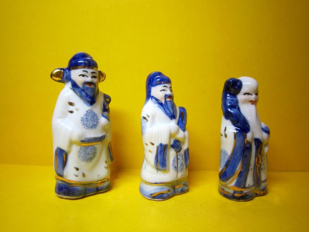 Набор Монахи Шоусин гжель - View 5