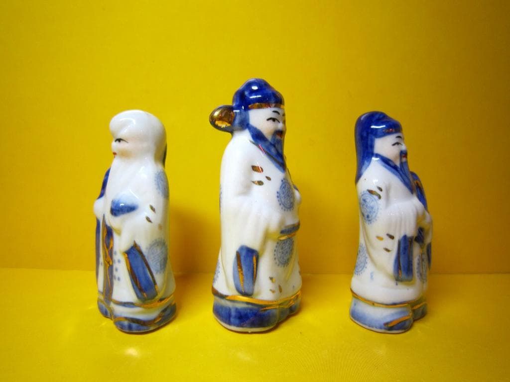 Набор Монахи Шоусин гжель - View 6