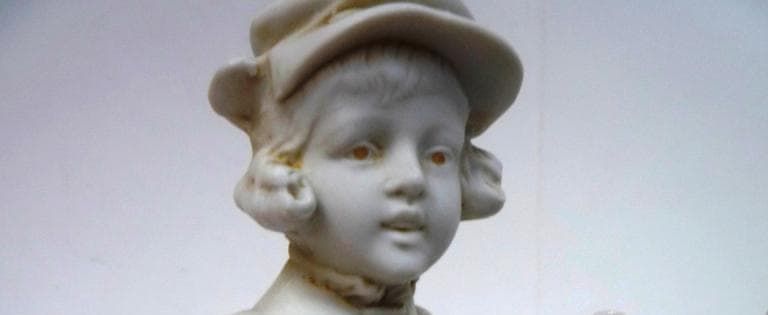 Статуэтка-ваза Двое у лодки фарфор Германия - View 4