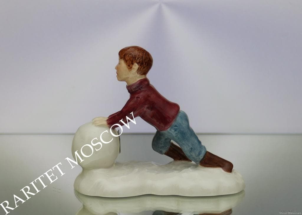 Мальчик снеговик фарфор Beswick Англия - View 4