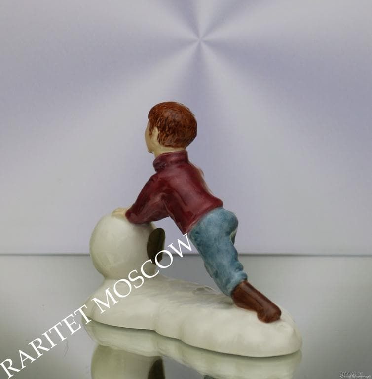 Мальчик снеговик фарфор Beswick Англия - View 5
