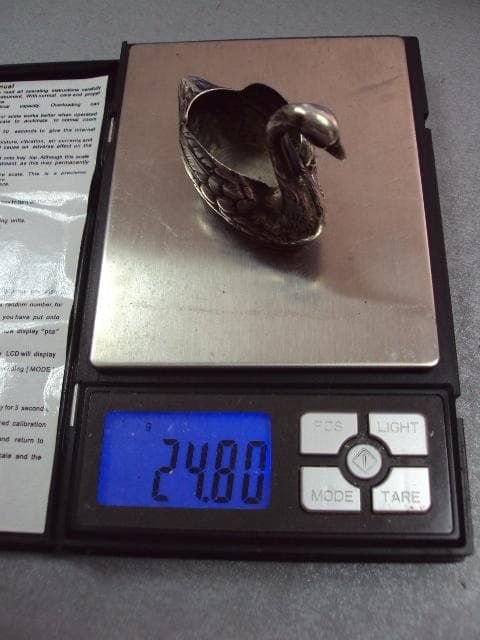 Статуэтка солонка лебедь - View 6