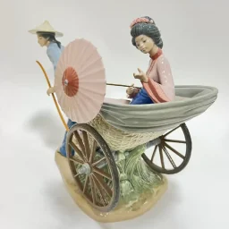 Фарфоровая статуэтка Lladro "Поездка на рикше" - View 5