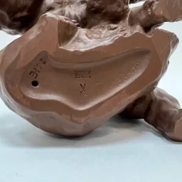 Фигурка 2 медведя из коричневого бурого фарфора 1905 г - View 7