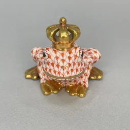 Фигурка Король-лягушка с короной Herend 1960-1970гг Венгрия - View 3
