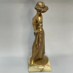 Эрнест Сегер Фигурка "Соломея", бронза, Германия 1930 гг - View 6