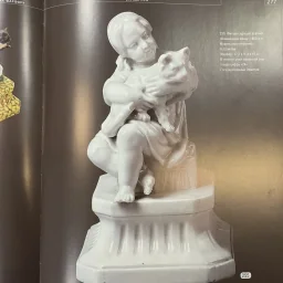 Девочка с кошкой период правления Николая I модель Августа Шписа ИФЗ 1853-1855 г - View 10