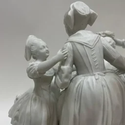 Скульптурная группа "Добрый старик" из бисквита Франция 1880 гг - View 8