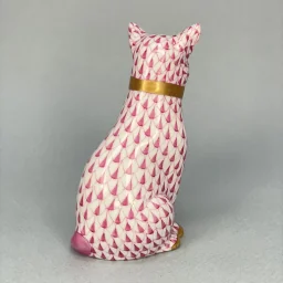 Кот с бантом Herend 1960-1970 Венгрия - View 6