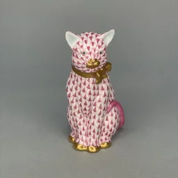 Кот с бантом Herend 1960-1970 Венгрия