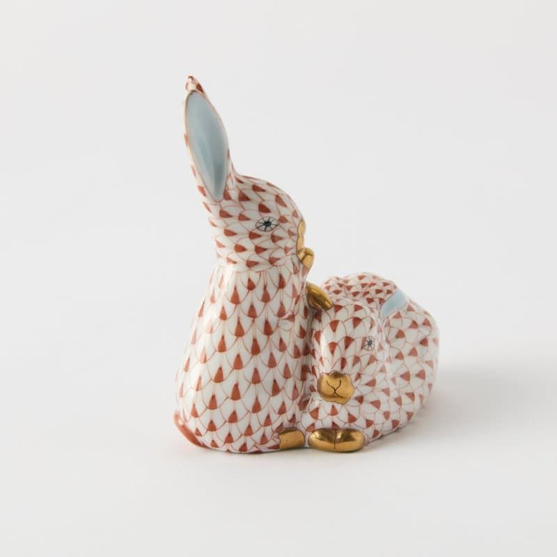 Фарфоровая статуэтка "Пара кроликов" - View 3