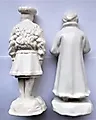 Две фарфоровые статуэтки народы России - View 3