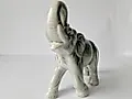 Фарфоровая статуэтка Слон - View 5