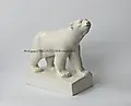 Фарфоровая статуэтка фарфор Большой Полярный медведь Józefów Польша - View 2
