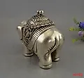 Курильница Слон тибетское серебро - View 6