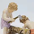 Статуэтка Амуры в роли плотников - View 6