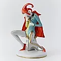 Лимитированная серия! Статуэтка "Арлекин в красном" из серии «Карнавал» - View 2