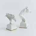 Два бюста лошадей Phelegon и Astrope - View 3