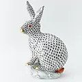 Коллекционная фарфоровая статуэтка "Заяц" - View 2