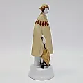 Фарфоровая статуэтка модной дамы в дождевике с зонтом стиль Артдеко 1920 гг - View 3