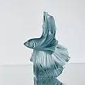 Хрустальная статуэтка «Poissons Combattants» из коллекции «Aquatique» - View 4