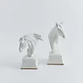 Два бюста лошадей Phelegon и Astrope - View 2