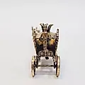 Миниатюра королевская карета с короной, с 6 лошадьми - View 9
