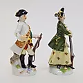 Мейсенские миниатюры "Охотник" и "Охотница" - View 4