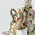 Старинная скульптурная композиция "У фонтана" скульптор И. Кендлер - View 5