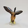 Статуэтка Парящая утка Карл Энс 1900-1910 Роспись полихромная надглазурная - View 4