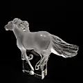 Скульптура "Конь" прозрачный - View 5