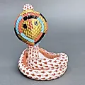 Фигурка фарфоровая Кобра лососевого цвета 1960-70 гг - View 2