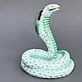 Фигурка фарфоровая Кобра цвета трилистник 1960-70 гг Herend - View 3