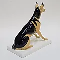 Фигурка восточно-европейской овчарки 20в - View 4