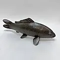 Окимоно "Рыба Карп" период Мейдзи Япония Токио 1868-1912 гг - View 3