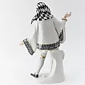 Старинная фарфоровая статуэтка "Шут" - View 3
