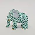 Статуэтка зеленый слоник - View 2