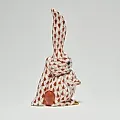 Статуэтка «Кролик с одним поднятым ухом» - View 3