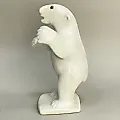 Мраморная статуэтка "Белый Медведь" Mark Nakoolak 1989г - View 4