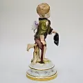 Фигурка Купидон в образе нищего модель Генриха Швабе 1830-1870 Германия. - View 5