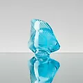 Хрустальная рыбка бирюзового оттенка - View 9