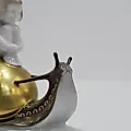 Статуэтка Девочка на улитке 1929г Розенталь "Улиточная почта" - View 6