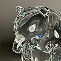 Коллекционная хрустальная статуэтка большого медвежонка ручной работы дизайн LOET - View 3