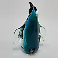 Пингвин из цветного стекла с медузой из голубого стекла внутри Murano 20 век - View 5