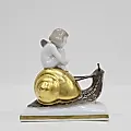 Статуэтка Девочка на улитке 1929г Розенталь "Улиточная почта" - View 5