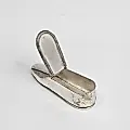 Серебряная табакерка в виде туфли 54г Лондон - View 5