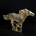 Скульптура "Конь" янтарный - View 7