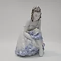 Элегантная фигурка "Балерина, надевающая пуанты", скульптор Фридрих Гронау - View 6