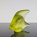 Хрустальная рыбка салатового оттенка - View 2